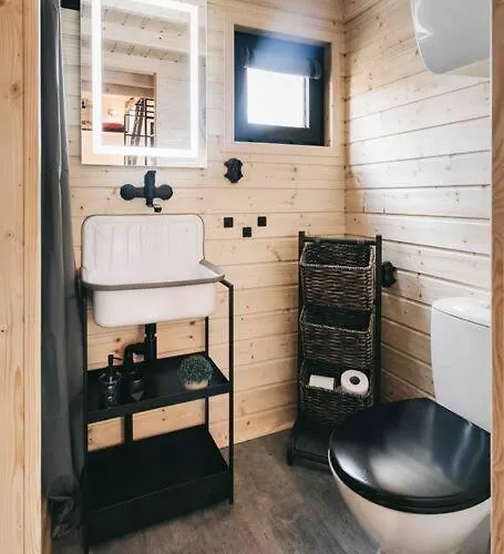 Idyllisches Tiny House Ii Mit Sauna Apartament Löbau